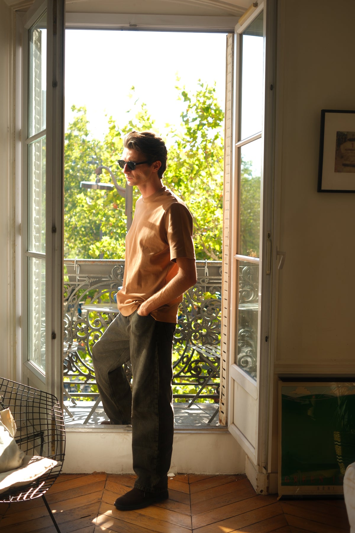 Brown T-shirt