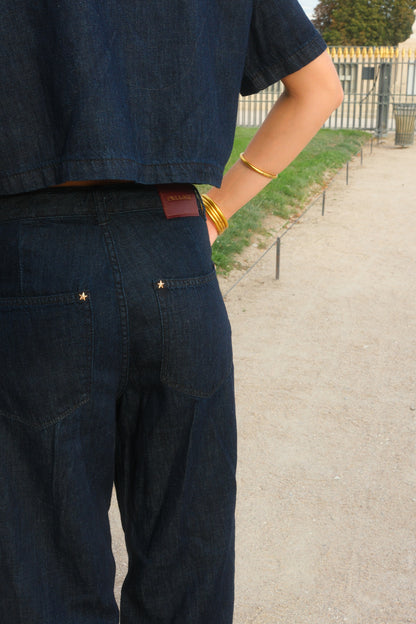 Denim Linen Pant