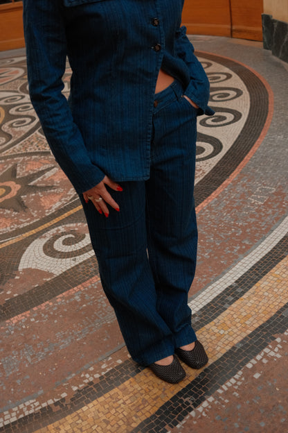 Italian Stripes Jeans