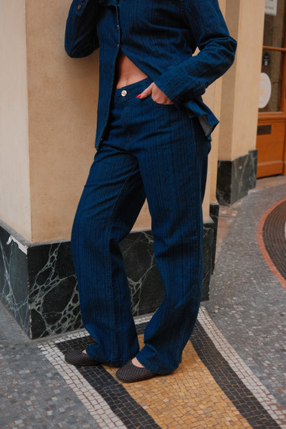 Italian Stripes Jeans