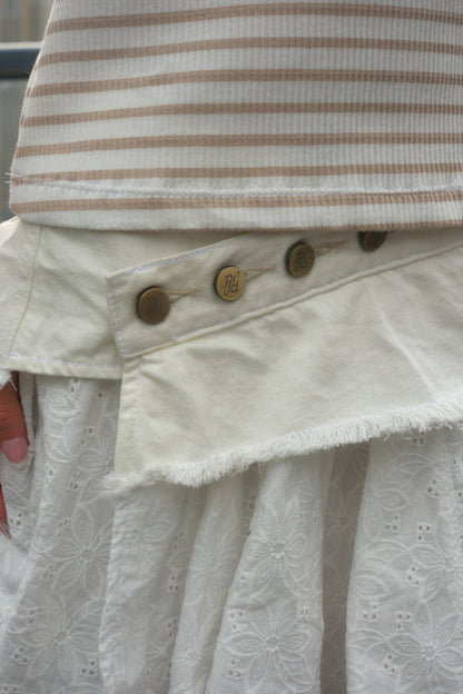 Lace twisted skirt (PREORDER)