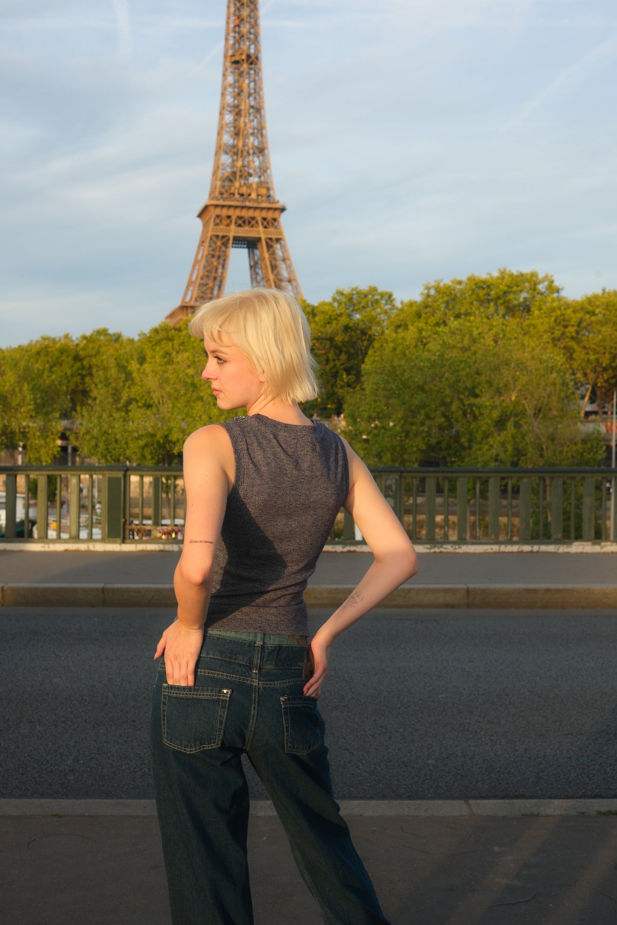 Denim Tank Top