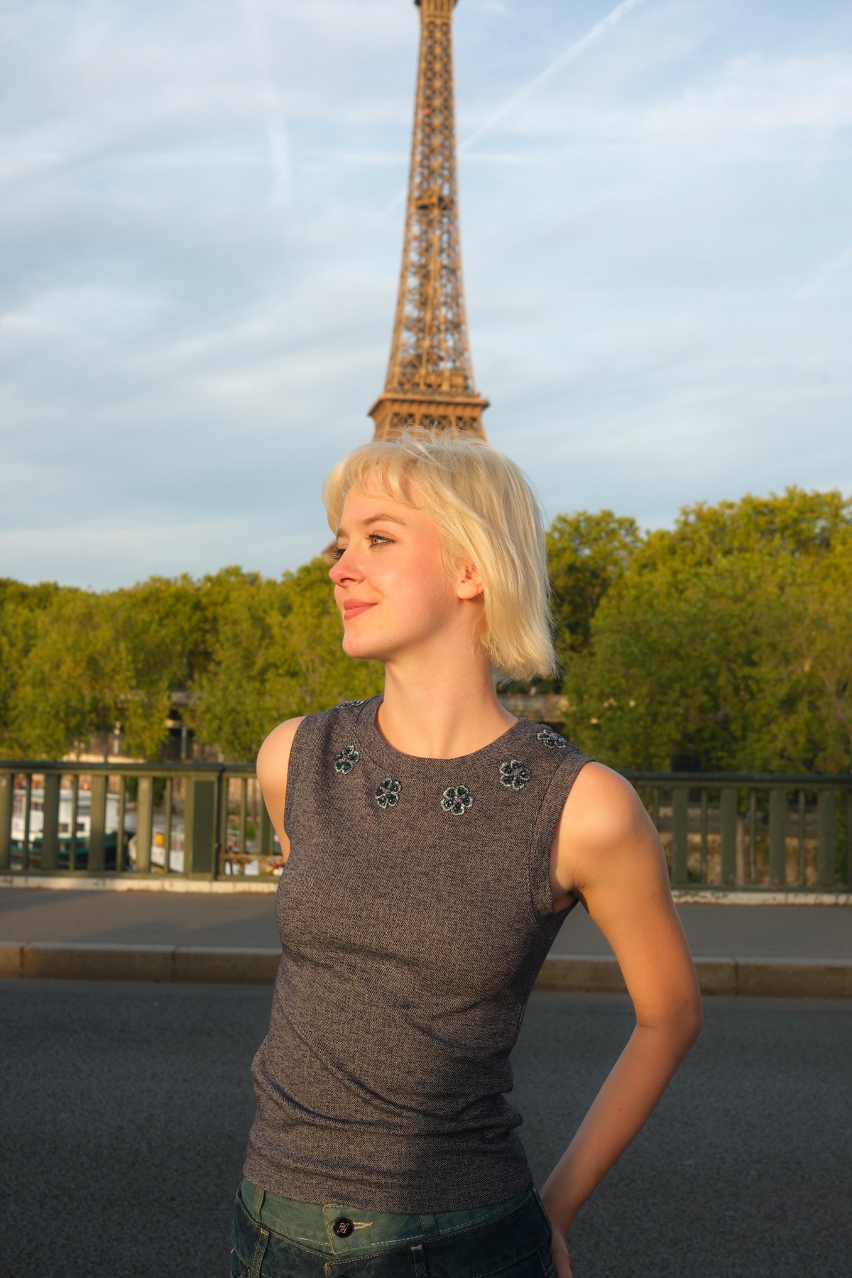 Denim Tank Top