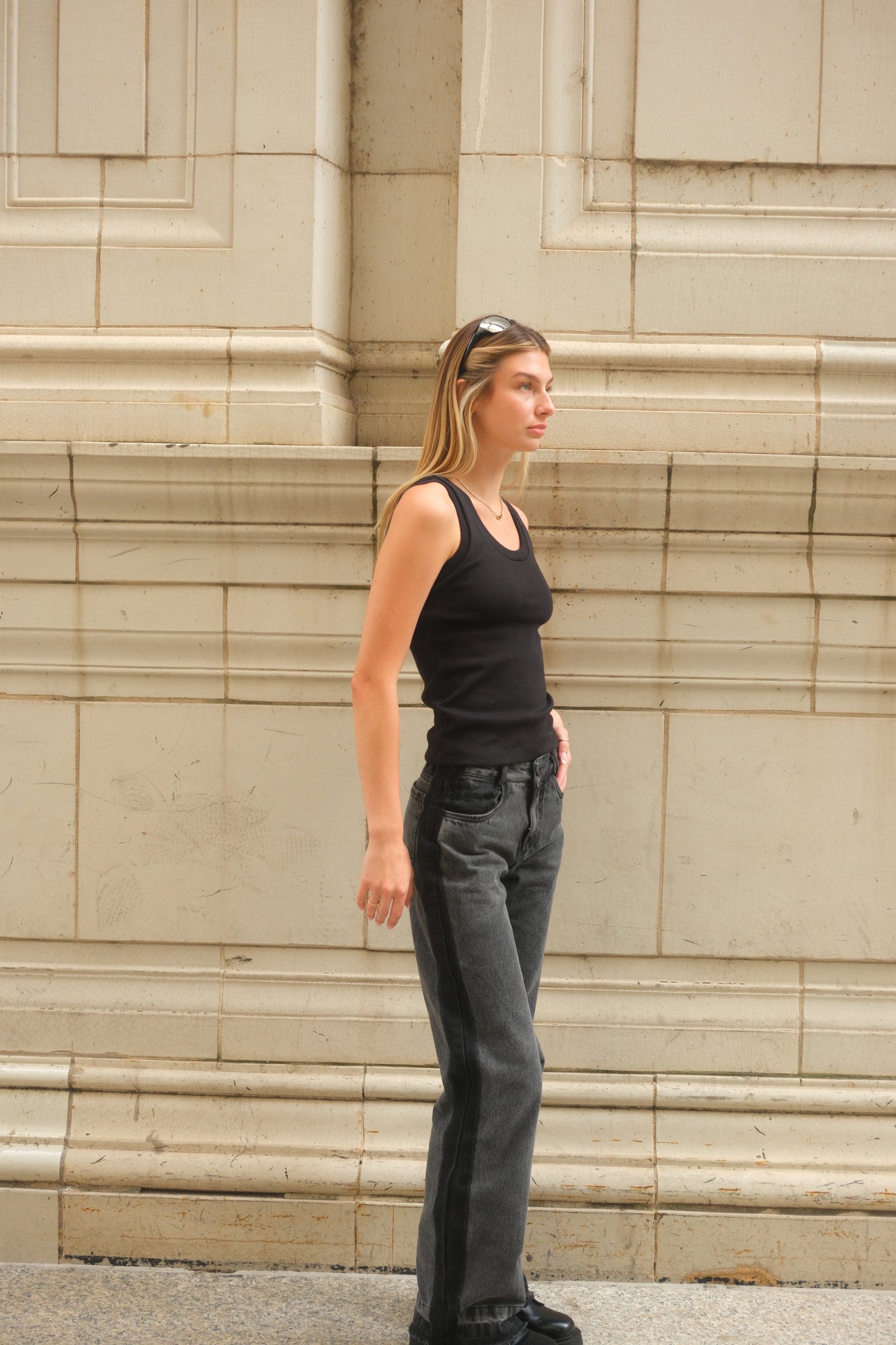 Twisted Gray Jeans (PREORDER)