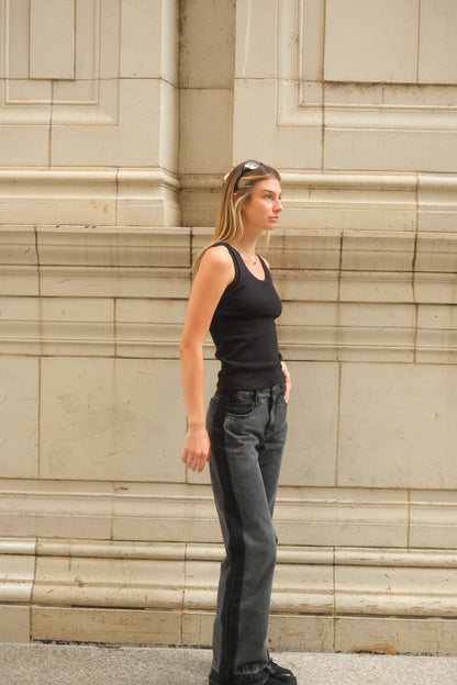 Twisted Gray Jeans (PREORDER)