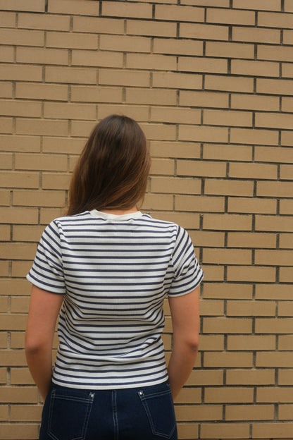 Striped Gem Tee (Azul)