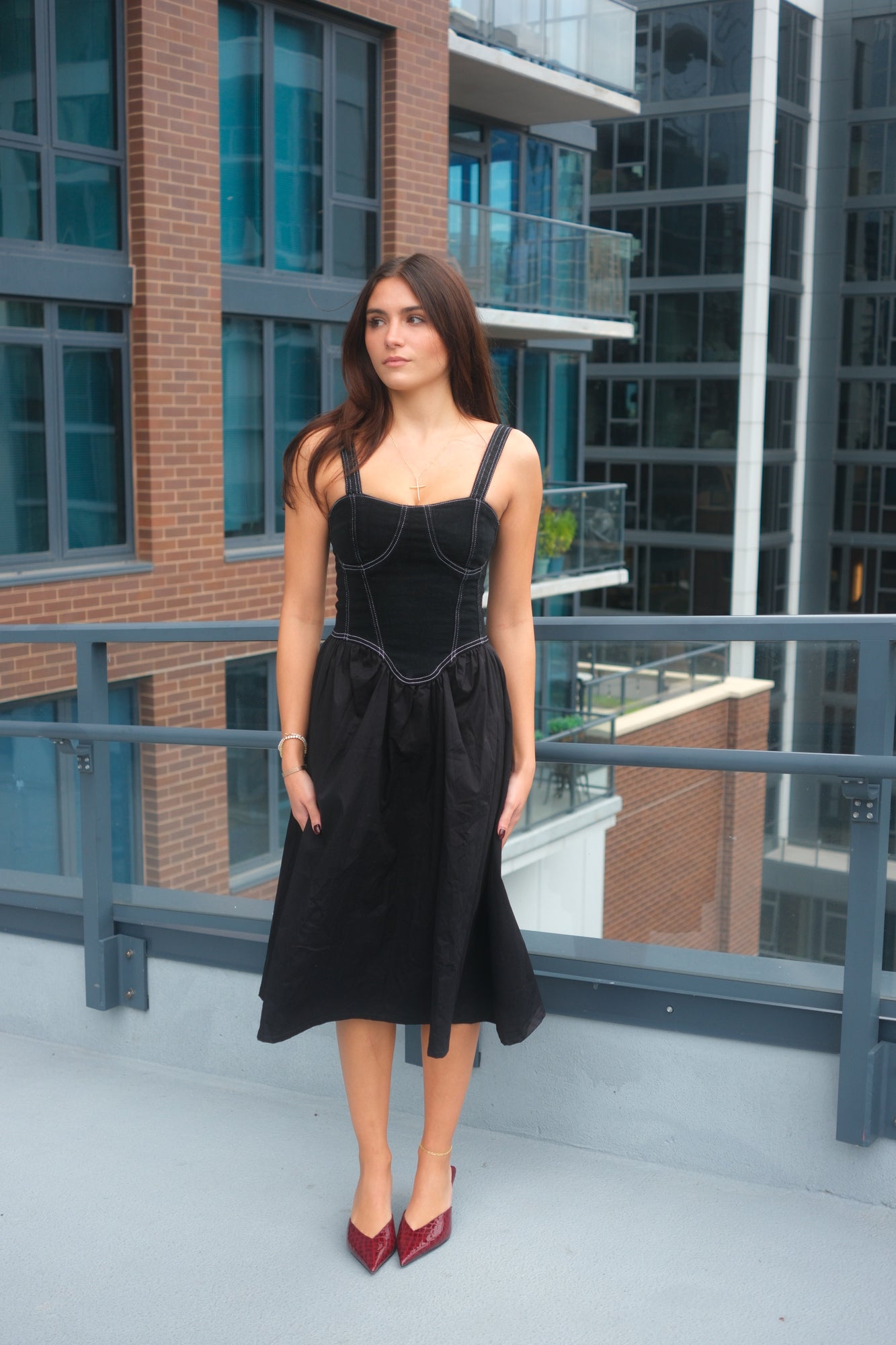 Black Twisted Dress (PREORDER)