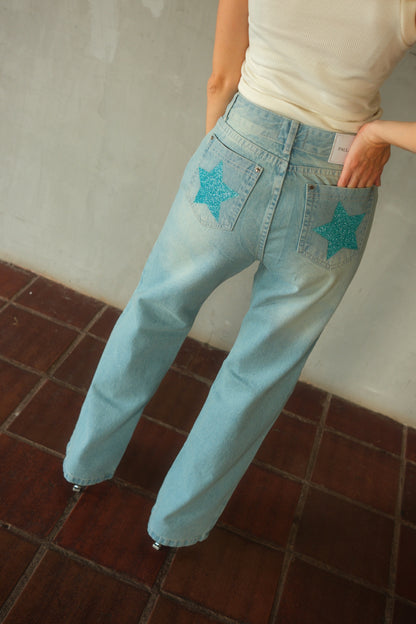 Double Star Washed Jeans