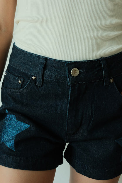 Double Star Blue Royal Shorts