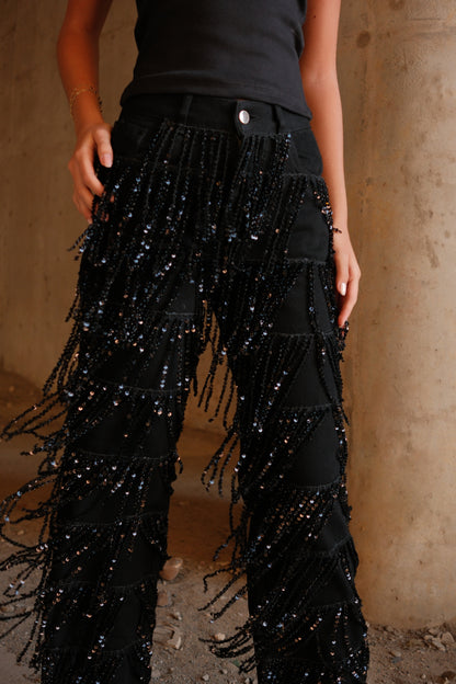 Obsidian Glimmer Jeans