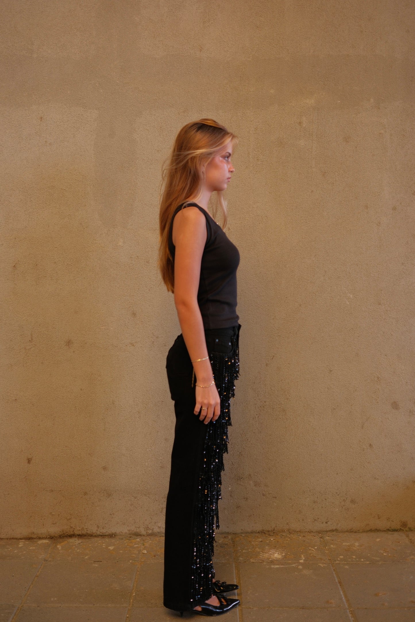 Obsidian Glimmer Jeans