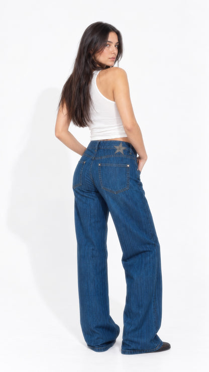 Italian Stripes Jeans