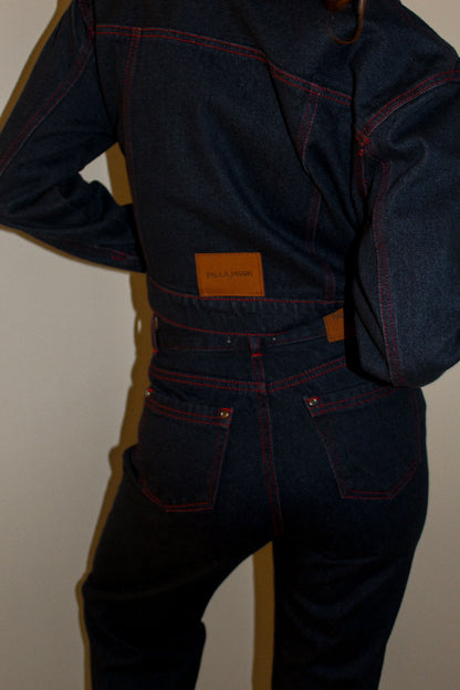 Red Stitch Indigo Jeans