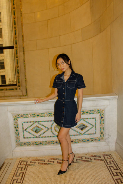 Denim Shirt Dress