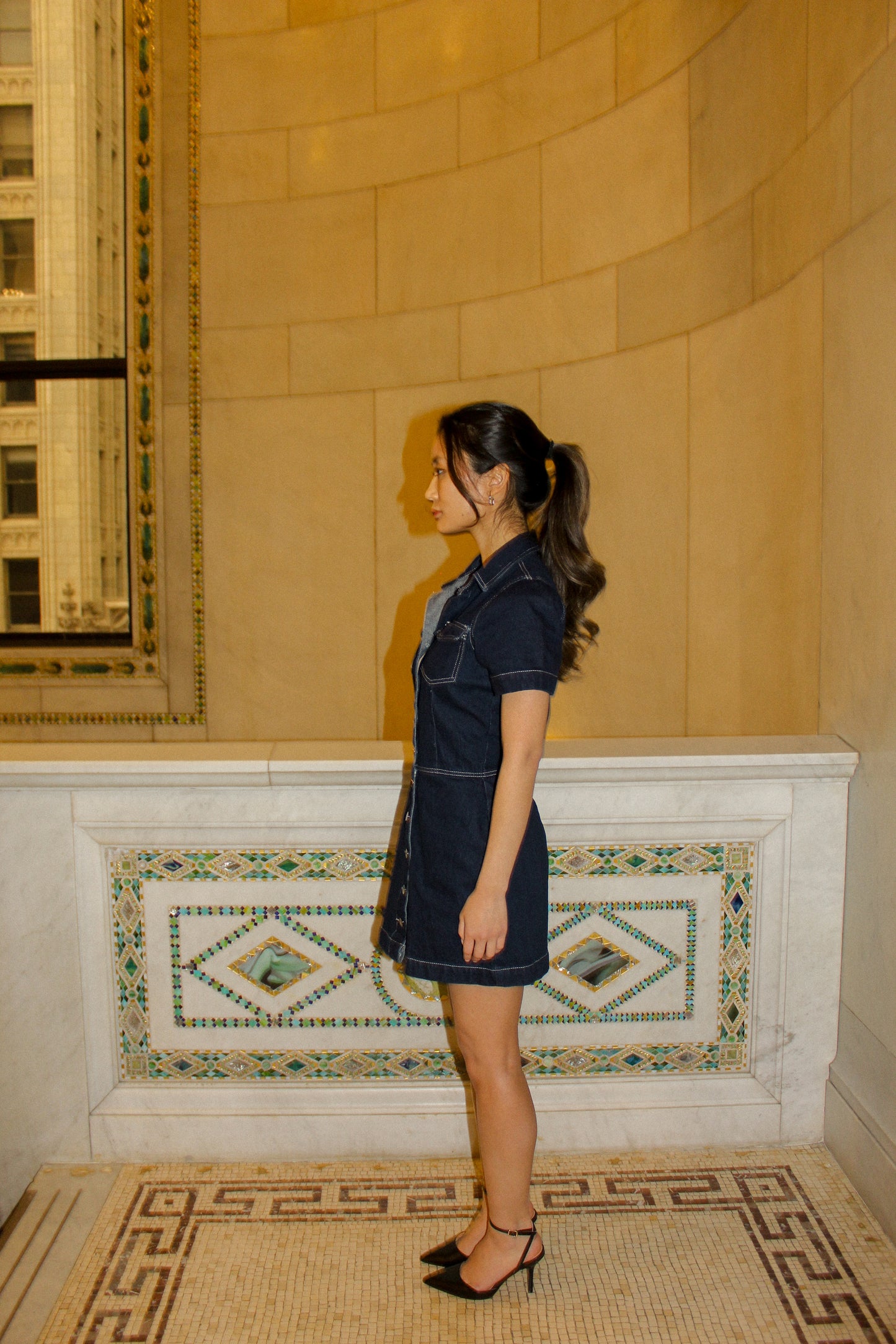 Denim Shirt Dress