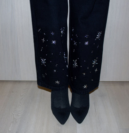 Galaxy Embroidered Jeans