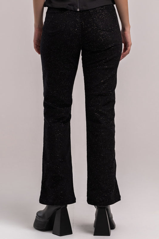 Shiny Black Jeans